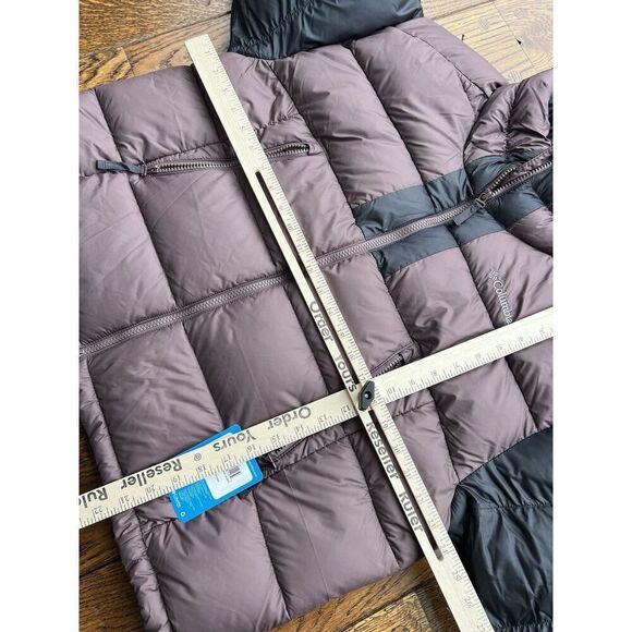 Columbia Pike Lake II Cropped Omni-Heat Puffer Jacket Women’s Size Large Basalt - Picture 5 of 7